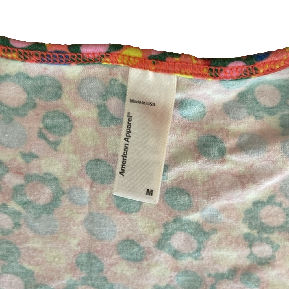 American Apparel Multicolor Floral Top - Picture 2 of 4